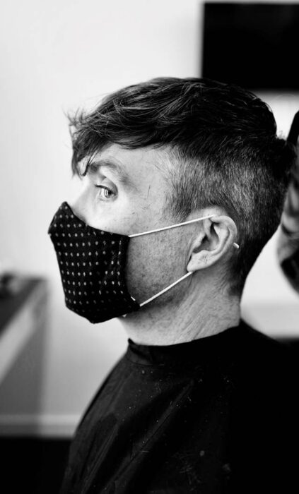 Peaky Blinders star Cillian Murphy getting his haircut for filming