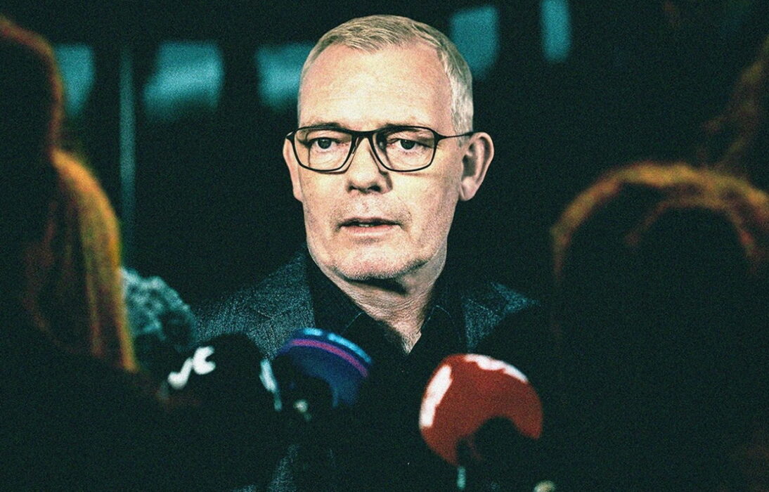 Søren Malling as Inspector Jens Møller in The Investigation