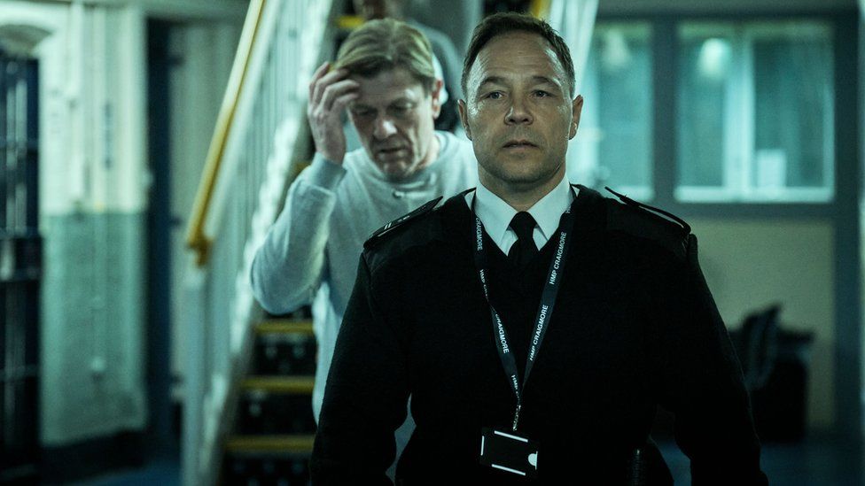 Time TV series promo shot with Sean Bean as Mark Cobden and Stephen Graham as Eric McNally