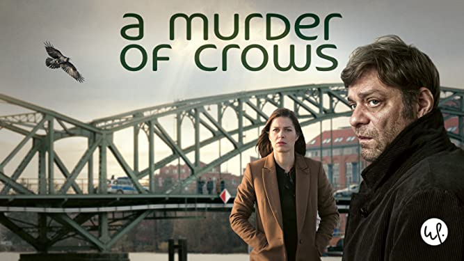 A Murder of Crows season 2 promo shot with Meike Droste as Susanne Koch and Roeland Wiesnekker as Martin Brühl