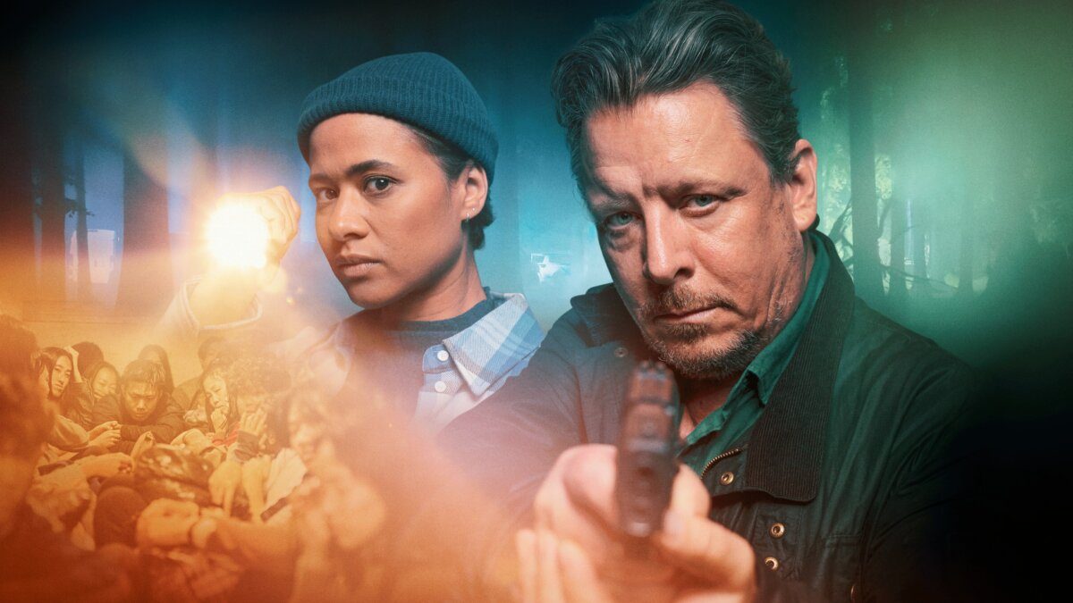 DNA season 2 promo pic with Olivia Joof Lewerissa as Neel and Anders Berthelsen as commissioner Rolf Larsen