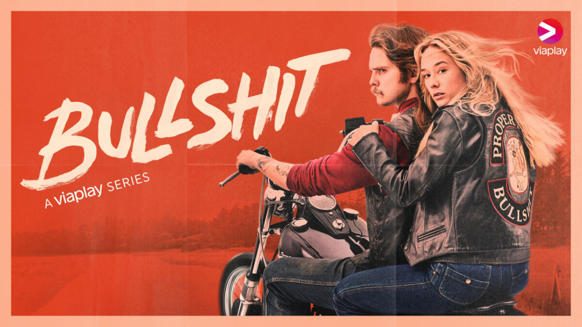 Marco Ilsø and August Alba as Henning and Pia in viaplay's Bullshit series